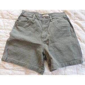 Cherokee Gray mid Thigh Shorts Womens Size 12 High Rise Vintage Mom Jean 90s